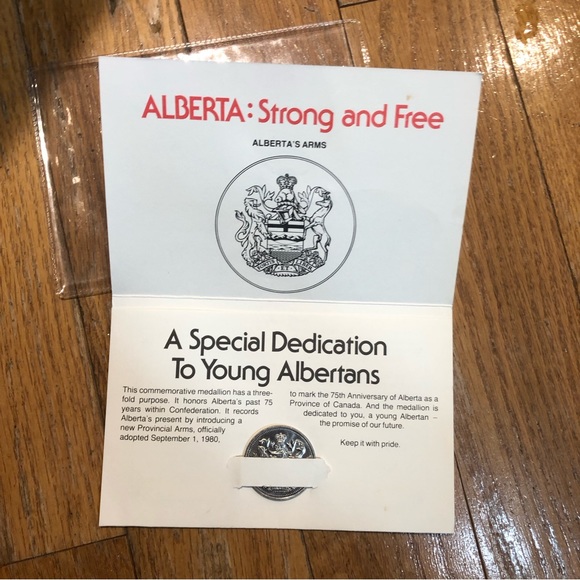 Alberta 1905-1980 75th Anniversary Medal - dedicated to youth students - Picture 5 of 14